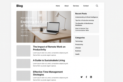 blog website