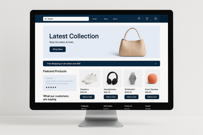 e commerce website